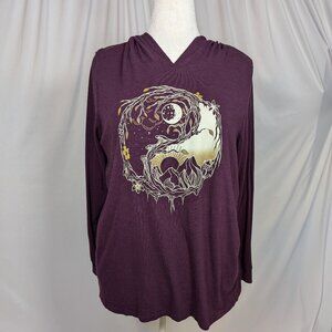 Yin Yang Lightweight Hoodie TORRID Size 2 (XXL)